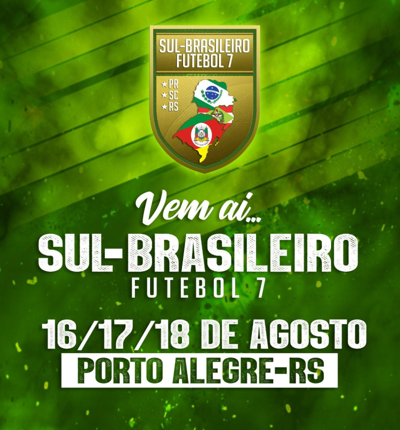 Associação Candelária participará do Campeonato Sul-Brasileiro de Futebol 7